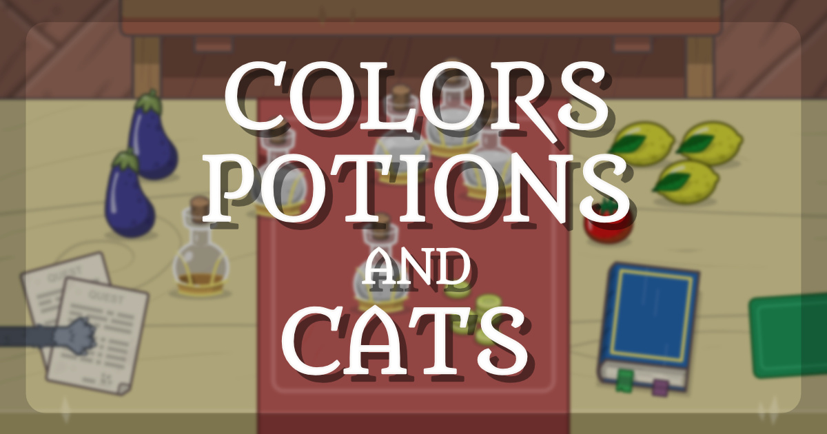 Image Colors, Potions and Cats